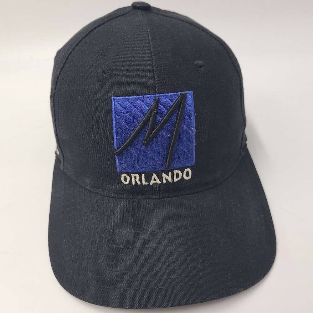 Vintage Orlando Magic Hat Adjustable (Fits Small) Sports Specialties Black NBA